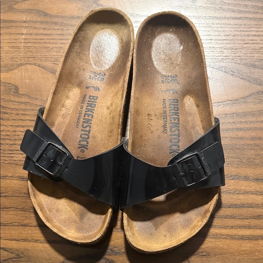 Birkenstock Madrid Black leather  Sandals